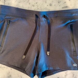 ALO Yoga Women's Charcoal Athletic Shorts